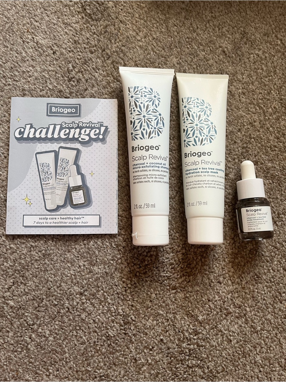 Briogeo Scalp Revival Trio in White and Gray